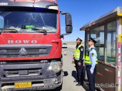 富蕴执法大队：强化联合执法，严查超限运输保畅通